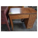Vintage Sewing Machine in Cabinet. Untested