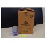 8-Rare 70's Franciscan Madeira Lavender Glasses