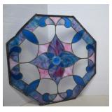 Mandale Style Stained Glass Panel Featuring -