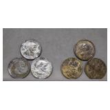 (3)1979-D S.B. Anthony&(3)2000P Sacagawea Dollars