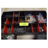 Plastic Hardware Storage Box w/Contents