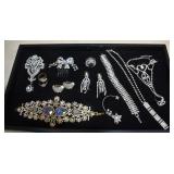 Stunning Collection Of Rhinestone Jewelry
