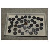 (39) Steel Pennies 1943 P-D-S