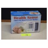 Health Sense Upper Arm Blood Pressure Monitor. NIB