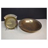 Brass Bowl and Brass Pocket Change Dish