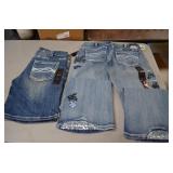 Lot (2) Tuff Pair Jeans & Shorts New W/ Tags
