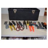 Toolbox With Tin Snips And Other Contents