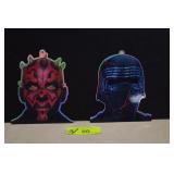 Star Wars Chrome Oversize Head Die Cut Kylo Ren &