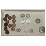 Misc. U.S. Coins-Cents,Nickels,Dimes,Quarter&Half
