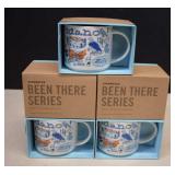 Five Starbuck's Been There Series Mugs - All Are