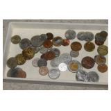 Foreign Coins - Some Bi-Metal & Tokens