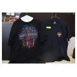 Two Harley Davidson T-Shirts. Ireland & Colorado