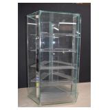 Spinning 3- Sided Locking Display Case With Key