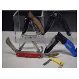 6 Knives - Smith & Wesson, Pony Express, Maxam,