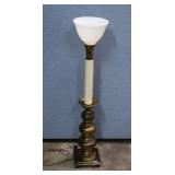 Stiffel Heavy Brass Torchiere Lamp 38.5' Tall