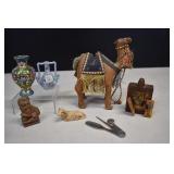 Vtg. Miniatures & Collectibles,Foo Dog,Pipe