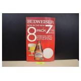 Vintage Budweiser Cardboard Counter Advertising