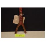 Baule Carved Slingshot From Ivory coast
