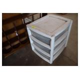 Stack Bin with Three Drawers Full of Hardware