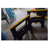 Pair of Folding Plastic Sawhorses