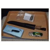 John Deere Knife, Sharp/Chokin Eagle Knife, Frost