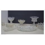 Lot Vintage Clear Glass MISC Decor Bowls, MORE