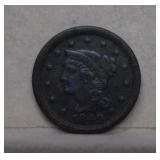 1849 Braided Hair Large Cent