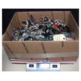 Over 12lbs. Of Costume Jewelry,Some 4 Crafting Or