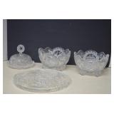 Vintage Lot Hofbauer The Byrdes Collection Crystal