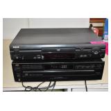 RCA DVD Player & JCV 6-Disk Changer Turns On