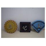 Baseball Themed Wall Hung, Coat / Cap Hangers