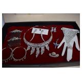 Nice collection Of Rhinestone Jewelry & Hair Combs