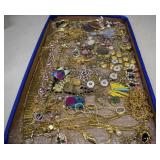 Tray Full Of Fashion Jewelry - Tray Not Included