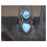 Sterling Golden Hills Laramar Ring Sz. 8