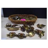 Large Lot of Brass Drawer Pulls