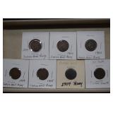 (7) Indian Head Pennies
