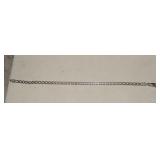 Sterling Link Bracelet   Marked Italy  5.04g
