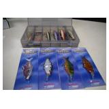 11 Lures (5 New Kick Tai, Cotton Cordel) Bagley