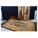 African Art & Masai Rug