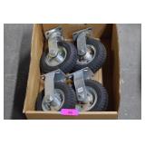 Four 8' Heavy Swivel Casters