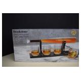 New,Brookstone Swing With Sprit,Decanter Set