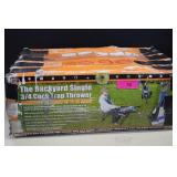 The Backyard Single 3/4 Cock Trap Thrower. New