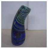 Murano Style Biomorphic  Art Glass Vase