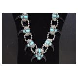 Costume Jewelry Bear Claw Squash Bottom Necklace