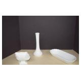 Collection Of Milk Glass