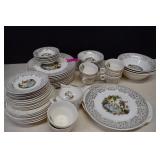 American Limoges China Dinnerware 22 K Gold Trim