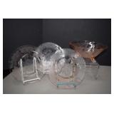 4 Pieces Pink Depression Ware Glass - Landrum Pink