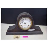 Vintage Sessions Chime Clock w/Key. Missing Glass