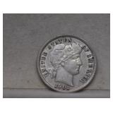 1901 Barber Silver Dime