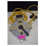 200' Foot Steel Tape and Yellow Power Cord